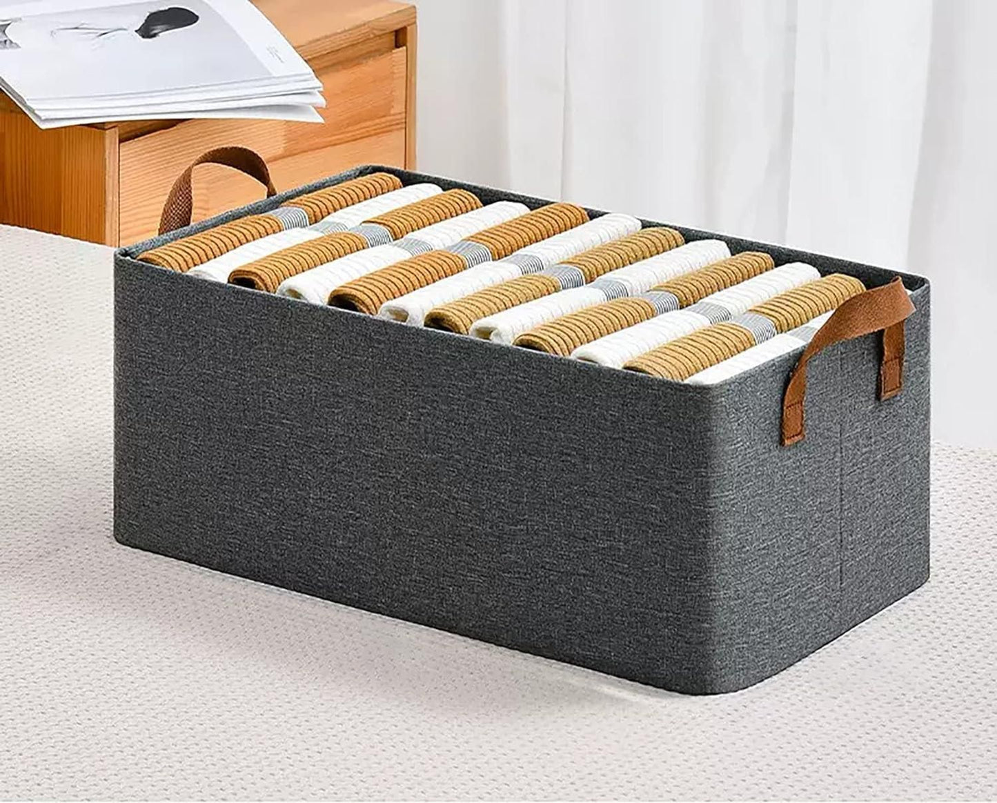 Wardrobe Clothes Organizer Storage box (Pack of 2)