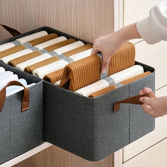 Wardrobe Clothes Organizer Storage box (Pack of 2)